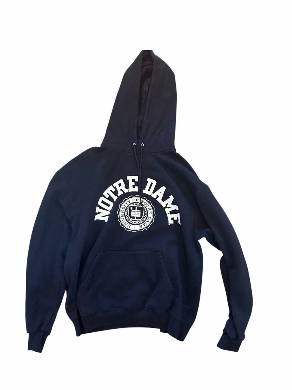 Notre Dame Fighting Irish Blue Women’s Large Champion Eco Fleece